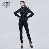 Blouse gothique 'Starlight Star Bright' à volants