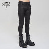 'Pulverize' Punk Fitted Pentagram Trousers