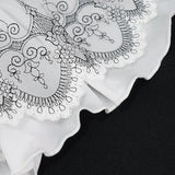 'Lotus Leaf' Embroidered  Gothic Sleeves