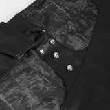 'Shivers' Punk Pants With Detachable Pocket