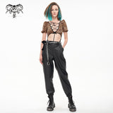 'Hunter's Night' Punk Cargo Pants With Chain And Bag