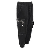 'Everything Dies'  Punk Distressed Cargo Pants