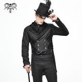 Ct17401 Gothic Men Dress Coat