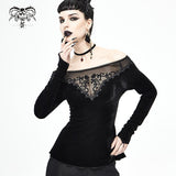 'Labyrinth' Gothic Velvet Top