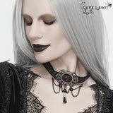 Eas007 Wine Darkness Gothic Chocker