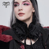 'Callista' Gothic Neckerchief And Headwear Accessory (Black)