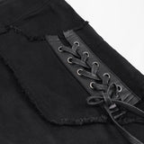 'Themis' Punk Distressed Trousers