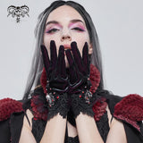 'Rosemary' Gothic Evening Gloves