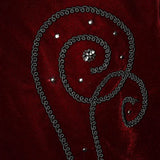 Gorgeous Gentlemen Stand Collar Red Gothic Velveteen Coat