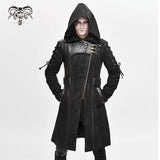 'Perpetual Chaos' Punk Hooded Coat