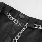 'Hunter's Night' Punk Cargo Pants With Chain And Bag