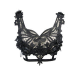 Feathers Detachable 3D Flowers Sexy Ladies Accessories With Fur