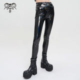 Pantalon punk irisé 'Heure du Diable'