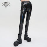 Pantalon punk irisé 'Heure du Diable'