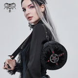 'Curse of Baphomet' Gothic Pentagram Round Bag