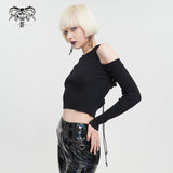 'Grimorium' Punk Cutout Pentagram Knitted Sweater