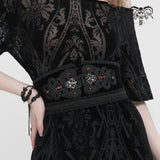 'Undead' Gothic Chinese Frog Button Girdle