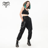 Pantalon cargo punk en détresse « Trouble in Paradise »