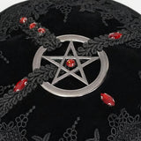 'Curse of Baphomet' Gothic Pentagram Round Bag