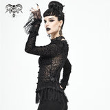 'Death Row Doorbell' Gothic Knitted Blouse