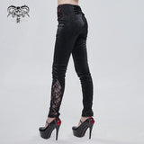 'Erosion' Gothic Pants With Mesh Panels