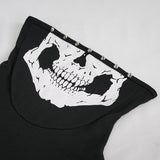 Sweat à capuche punk 'Death Mask'