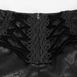 Pantalon imprimé gothique 'Ghost In The Mirror' (noir)