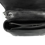 'Spungen' Punk Leather Black Rivets Purse