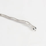 'Reptilia' Silver Punk Snake Accessory