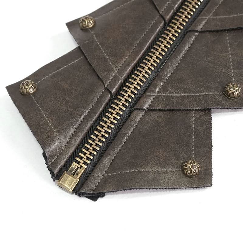 Ge01702 Punk Armor Style Men Gloves