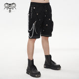 Short/pantalon clouté punk 'Gabriel'