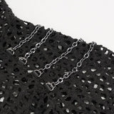Zeal & Ardor' Punk Mesh Hooded Top