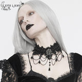 Eas008 Spider Web Shaped Gothic Chocker