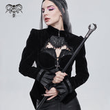 'Satori' Gothic Zip Up Top