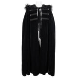 'No Longer Human' Gothic Fur Cloak