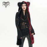 'Meowth' Cat ears Punk Hooded Scarf