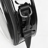 'Moonlight Skull' Printed Gothic Round Shoulder Bag