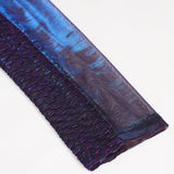 'Falling Night' Punk Iridescent Mesh Leggings