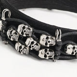 'Macabre Reality' Gothic Skull Braided Headband