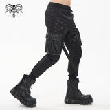 Pantalon clouté punk 'Racing Into The Night'