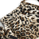 Sst017 Leopard Printed Swimsuit Set