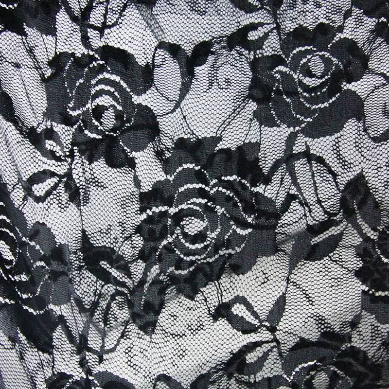 Gothic Wedding Strapless Feathered Sexy Short Velveteen Dress With Rose Lace Tail
