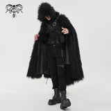 'Black Phoenix' Punk Fur Cloak