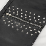 'Draven Dream' Punk Studded Leather Cargo Pants