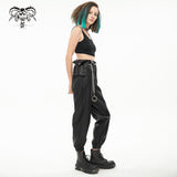 Pantalon cargo punk 'Hunter's Night' avec chaîne et sac