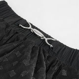 'Sabbath' Flared Mesh Punk Skirt