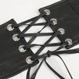 'Night Lights' Punk Corset Belt With Buckles