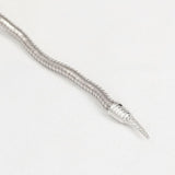 'Reptilia' Silver Punk Snake Accessory