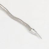 'Reptilia' Silver Punk Snake Accessory