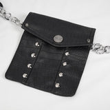 'Hunter's Night' Punk Cargo Pants With Chain And Bag